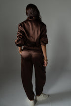 Satin Bomber Jacket