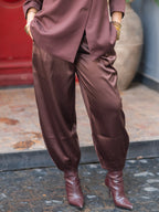 Satin Balloon Pants