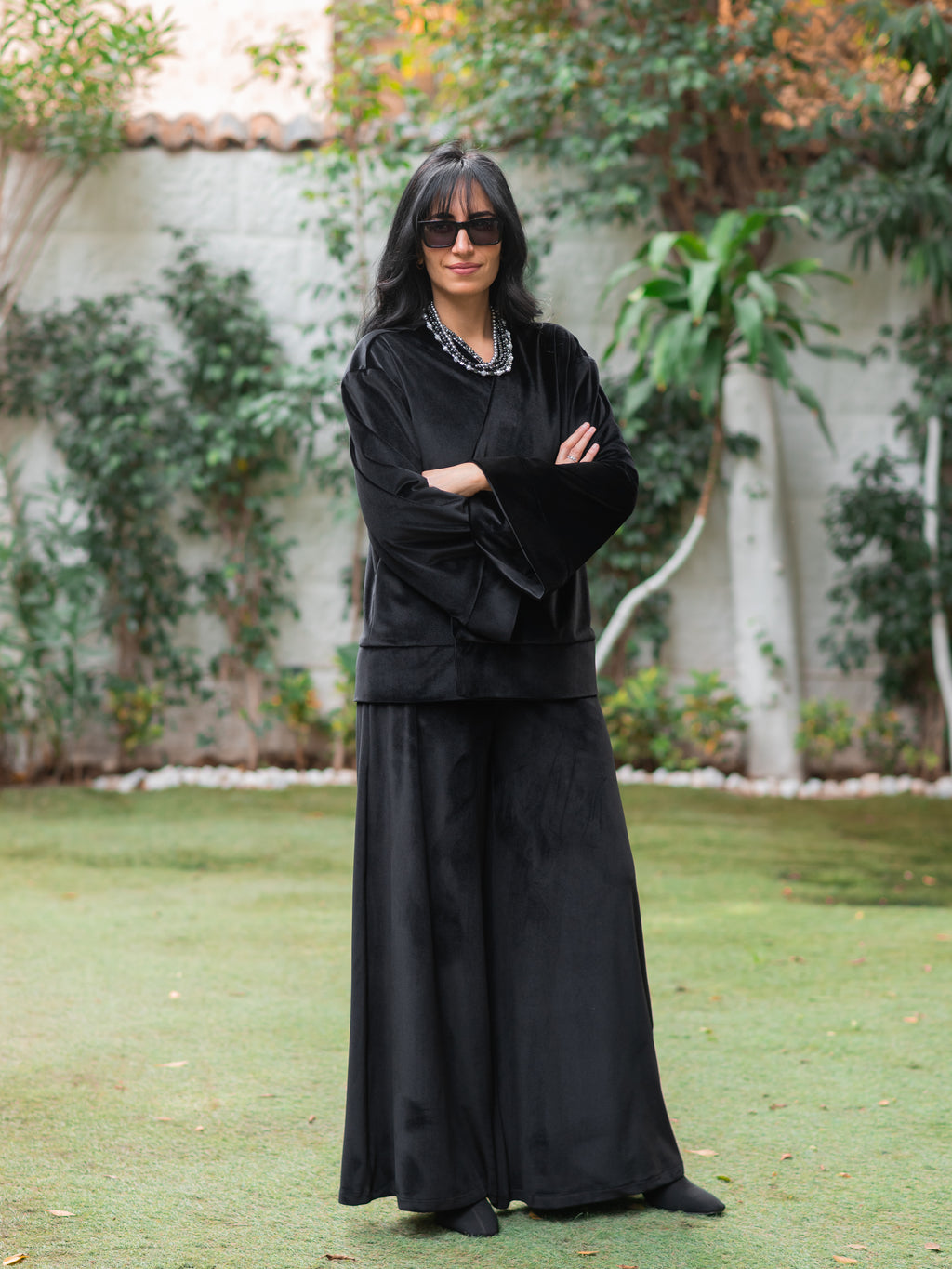 Velvet Silk Wrap Set