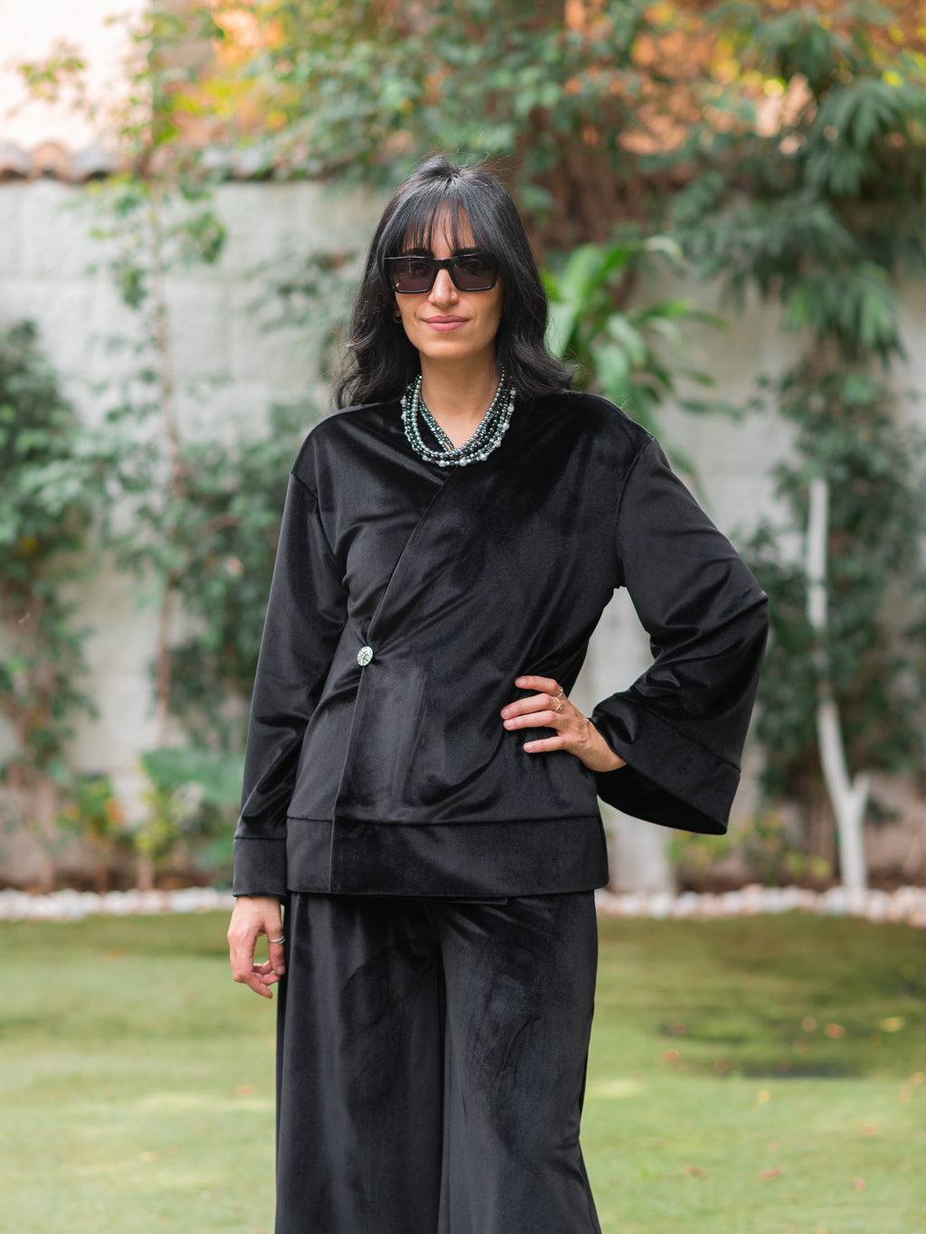 Velvet Silk Wrap Set