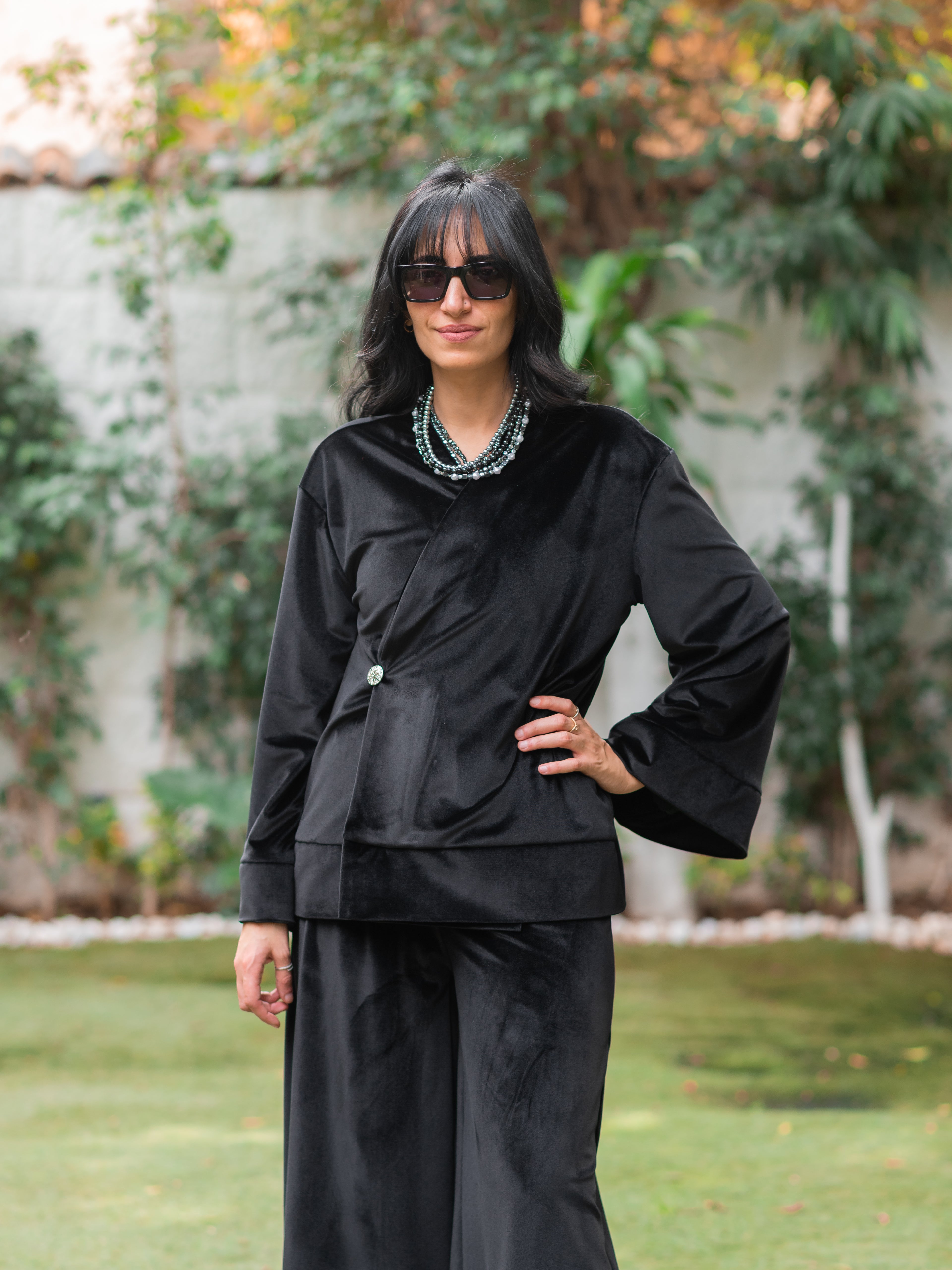 Velvet Silk Wrap Set