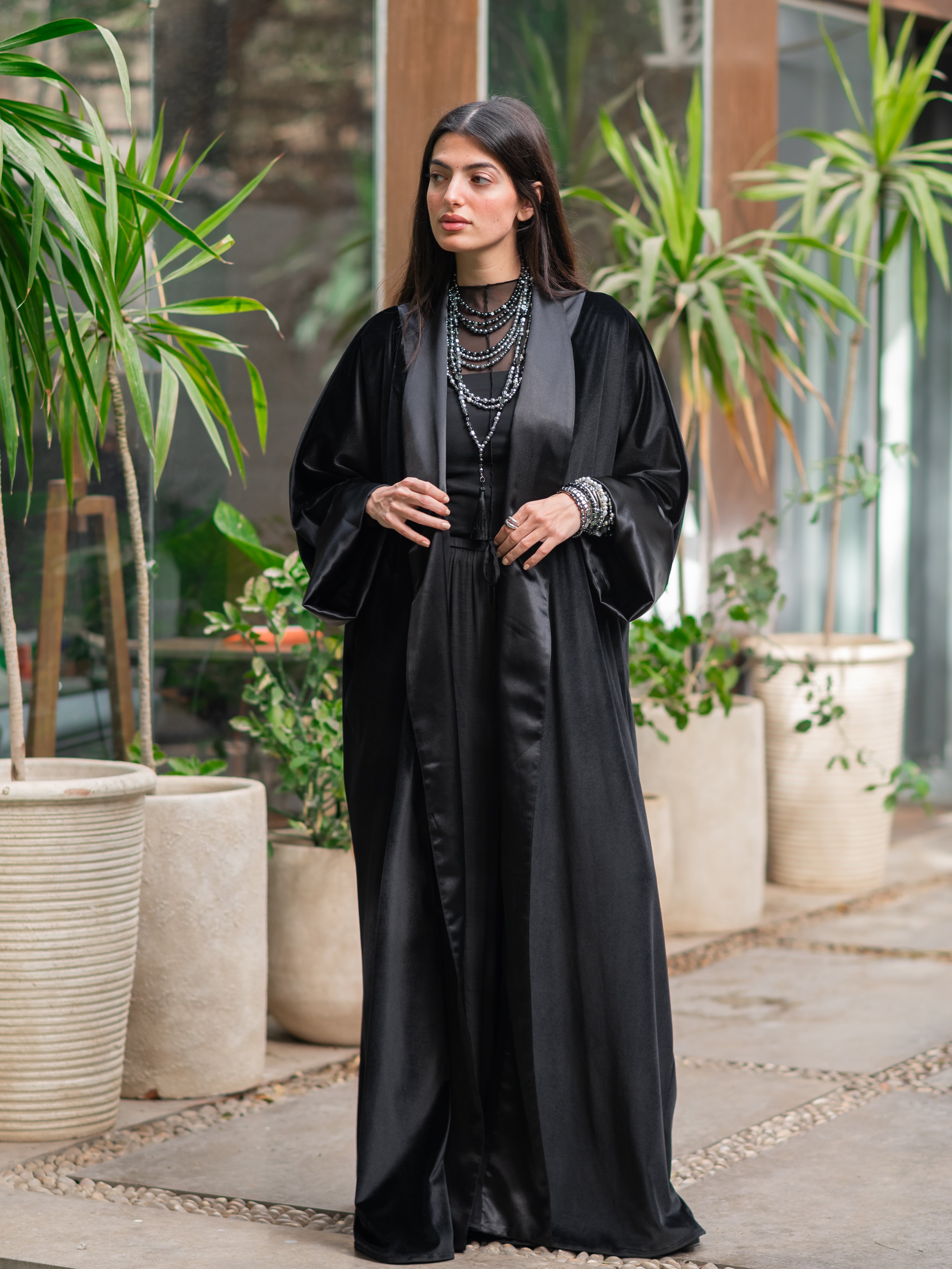 Velvet Silk Kaftan