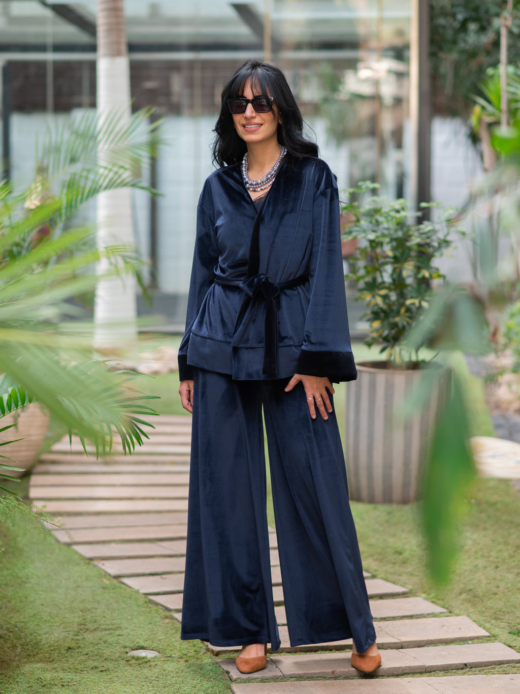 Velvet Silk Wrap Set