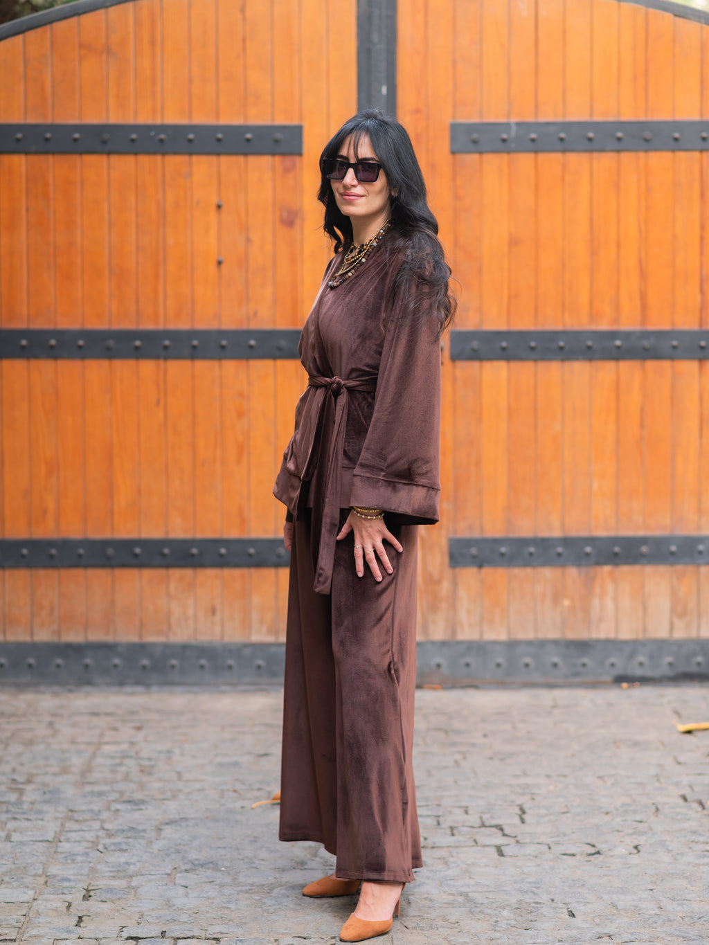 Velvet Silk Wrap Set