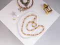 Pearl golden ramadan necklace
