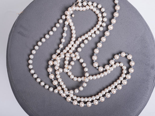 Triple pearl ramadan necklace